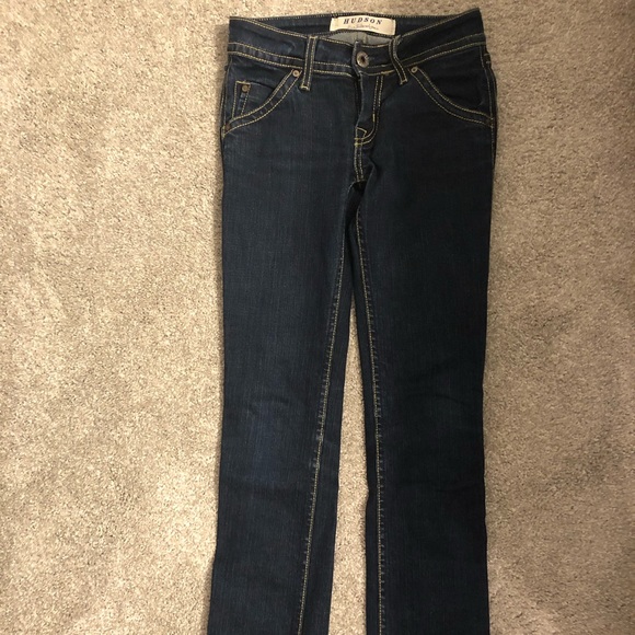 HUDSON fine taylored boot cut dark denim jeans - Picture 5 of 5